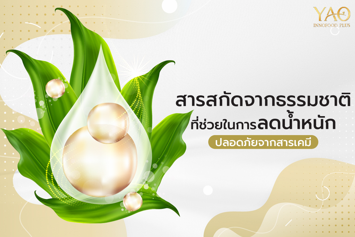 สารสกัดจากธรรมชาติ ที่ช่วยในการลดน้ำหนัก ปลอดภัยจากสารเคมี