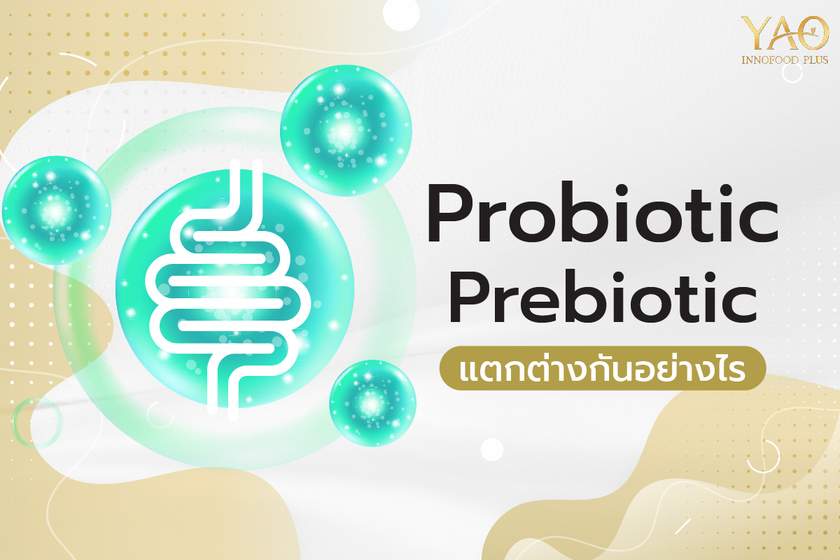 Probiotic – Prebiotic แตกต่างกันอย่างไร